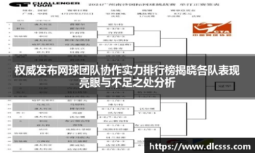 权威发布网球团队协作实力排行榜揭晓各队表现亮眼与不足之处分析